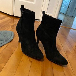 Black Suede Zara Boots
